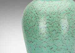  Nittsjo Pair of Monumentally Scaled Vases in Celadon by Jerk Werkmaster for Nittsjo - 3704993