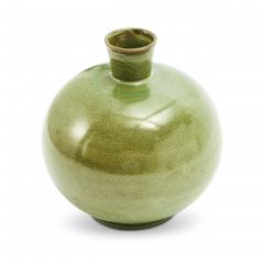  Nittsjo Vase in Leafy Green Glaze by Nittsjo Keramik - 3310508