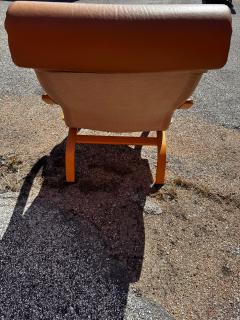  Noboru Nakamura Bentwood Noboru Nakamura Poem Leather Lounge Chair - 4519199