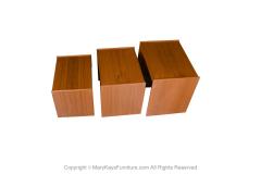  Nordisk Andels Eksport Danish Teak Nesting Tables Mid Century Denmark - 3000022