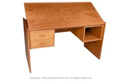  Nordisk Andels Eksport Mid Century Danish Teak Drafting Desk - 3003078