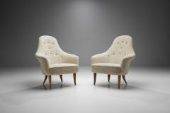  Nordiska Kompaniet Kerstin H rlin Holmquist Adam Easy Chairs for Nordiska Kompaniet Sweden 1950s - 4303639