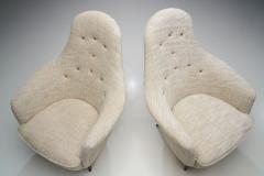  Nordiska Kompaniet Kerstin H rlin Holmquist Adam Easy Chairs for Nordiska Kompaniet Sweden 1950s - 4303643