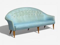  Nordiska Kompaniet Kerstin H rlin Holmquist Sofa Beech Fabric Sweden 1940s - 4450966