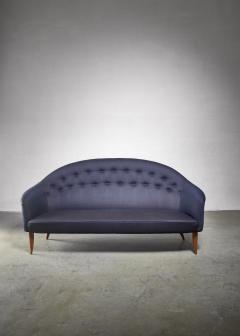  Nordiska Kompaniet Kerstin Holmquist blue 3 seater Paradiset sofa - 1376567