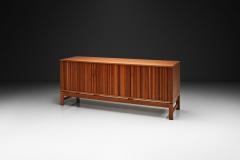  Nordiska Kompaniet Mid Century Sideboard with Brass Handles by Nordiska Kompaniet Sweden ca 1950s - 4776359