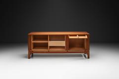  Nordiska Kompaniet Mid Century Sideboard with Brass Handles by Nordiska Kompaniet Sweden ca 1950s - 4776440