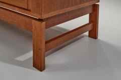  Nordiska Kompaniet Mid Century Sideboard with Brass Handles by Nordiska Kompaniet Sweden ca 1950s - 4776450