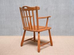  Nordiska Kompaniet Nordiska Kompaniet Hytte Armchair in Solid Pine Swedish Modern 1940s - 4032193