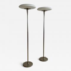  Nordiska Kompaniet Nordiska Kompaniet pair of rare floor lamps model no NK 1027 1940s - 4148192