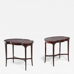  Nordiska Kompaniet Pair Nordiska Kompaniet side tables - 4653455