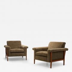  Nordiska Kompaniet Pair of Armchairs by David Ros n for Nordiska Kompaniet Sweden ca 1960s - 4319319