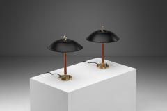 Nordiska Kompaniet Pair of B Brisborg Table Lamps for Nordiska Kompaniet Sweden Mid 20th Century - 4301405