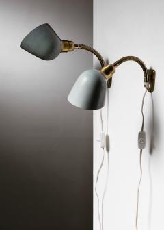  Nordiska Kompaniet Pair of Bertil Brisborg wall lamps for Nordiska Kompaniet - 4654676