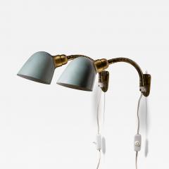  Nordiska Kompaniet Pair of Bertil Brisborg wall lamps for Nordiska Kompaniet - 4659831
