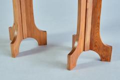  Nordiska Kompaniet Pair of Nordiska Kompaniet Stools Side Tables in Solid Pine Sweden 1940s - 3325588