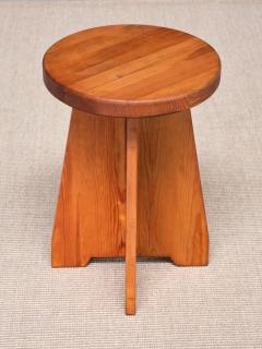 Nordiska Kompaniet Pair of Nordiska Kompaniet Stools Side Tables in Solid Pine Sweden 1940s - 4239105