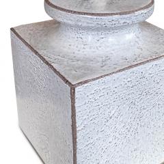  Nordiska Kompaniet Pair of Textured White Table Lamps by Nordiska Kompaniet - 3249388