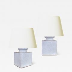  Nordiska Kompaniet Pair of Textured White Table Lamps by Nordiska Kompaniet - 3251208