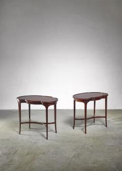  Nordiska Kompaniet Pair of free form Nordiska Kompaniet side tables Sweden 1945 - 1376580