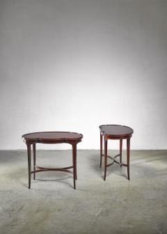  Nordiska Kompaniet Pair of free form Nordiska Kompaniet side tables Sweden 1945 - 1376581