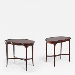  Nordiska Kompaniet Pair of free form Nordiska Kompaniet side tables Sweden 1945 - 1379459