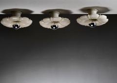  Nordiska Kompaniet Set of 3 Erik Tidstrand ceiling lamps for Nordiska Kompaniet - 4491361