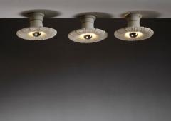  Nordiska Kompaniet Set of three Nordiska Kompaniet ceiling lamps - 4495701