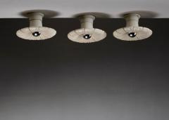  Nordiska Kompaniet Set of three Nordiska Kompaniet ceiling lamps - 4495702