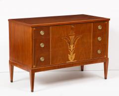  Nordiska Kompaniet Swedish Grace Inlaid Mahogany Commode circa 1930s - 1040742