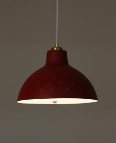  Nordiska Kompaniet Swedish Midcentury Pendant in Perforated Metal with Counterweight by NK - 803621