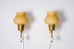  Nordiska Kompaniet Wall Lamps by Erik Tidstrand for Nordiska Kompaniet NK Sweden 1950s - 4586054