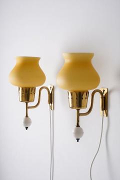  Nordiska Kompaniet Wall Lamps by Erik Tidstrand for Nordiska Kompaniet NK Sweden 1950s - 4586067