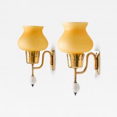  Nordiska Kompaniet Wall Lamps by Erik Tidstrand for Nordiska Kompaniet NK Sweden 1950s - 4588955