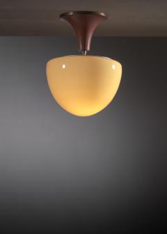  Nordiska Kompaniet Yellow glass ceiling lamp - 3920576