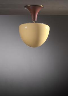  Nordiska Kompaniet Yellow glass ceiling lamp - 3920577