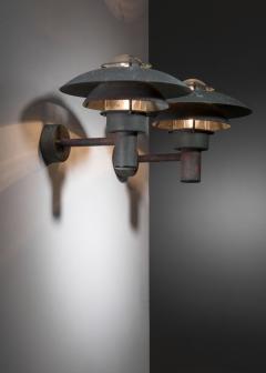  Nordlux Pair of Nordlux copper outdoor wall lamps - 3993287