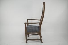  Norman Stacey Norman Stacey attributed An Arts Crafts Walnut High Armchair - 4185778