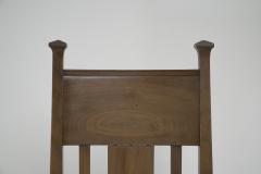  Norman Stacey Norman Stacey attributed An Arts Crafts Walnut High Armchair - 4185779