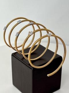  Novecentonovantanove 18K Gold and Diamond Bracelet from Italy - 4388185