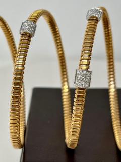  Novecentonovantanove 18K Gold and Diamond Bracelet from Italy - 4388226