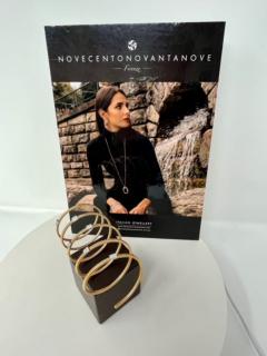  Novecentonovantanove 18K Gold and Diamond Bracelet from Italy - 4388227
