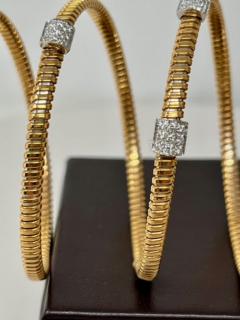 Novecentonovantanove 18K Gold and Diamond Bracelet from Italy - 4388229