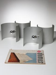  Nucleo Rare Pair of Aluminum Table Lamps by Nucleo Sormani - 4726943