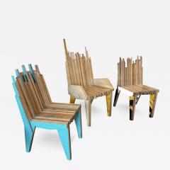  Nucleo Set of 3 Rare Wood By Piergiorgio Robino Alexandra Denton For Petroglyph 2011 - 3402945