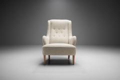  O H Sj grens M belfabrik Oskar Armchair by Carl Malmsten for O H Sj gren Sweden 1930s - 4242404