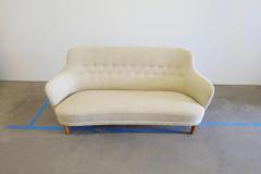  O H Sj grens M belfabrik Scandinavian Midcentury Carl Malmsten Boucle Samsas Sofa Sweden 1960s - 3031638