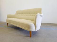  O H Sj grens M belfabrik Scandinavian Midcentury Carl Malmsten Boucle Samsas Sofa Sweden 1960s - 3031652