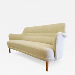  O H Sj grens M belfabrik Scandinavian Midcentury Carl Malmsten Boucle Samsas Sofa Sweden 1960s - 3033898