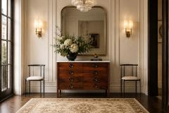  OCA Sergio Rodrigues Marquesa Chest of Drawers in Rosewood with Marble Top Oca - 4621537